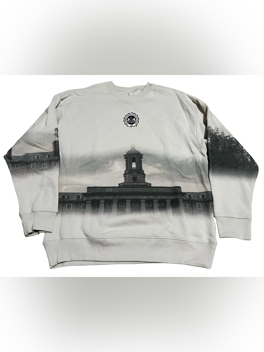 Gameday‎ Couture Penn State Drop Shoulder women’s Crewneck Pullover Medium Ivory